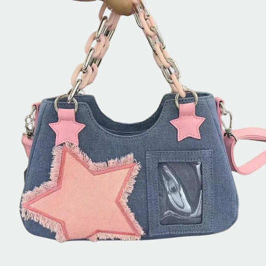 NAT Y2K Pinky Star Bag